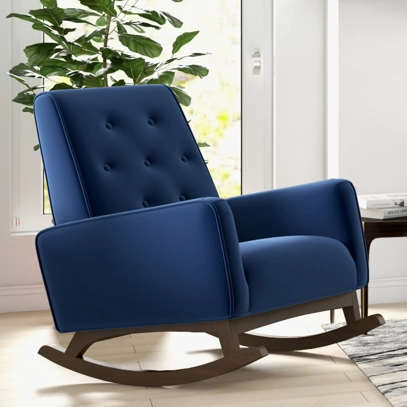 Demetrius - Solid Wood Rocking Chair by HouseOfZazla