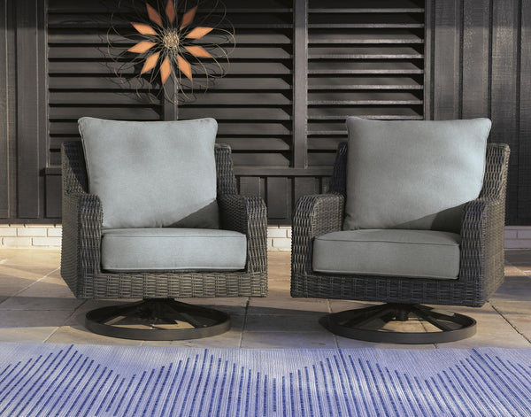 Elite Park - Swivel Lounge With Cushion - Gray, photo 2 of 7