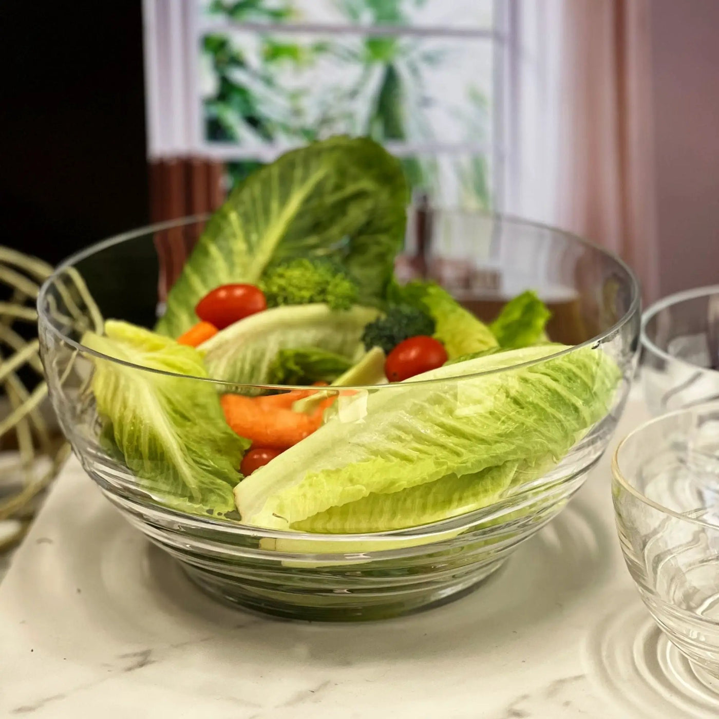 Swirl Acrylic Serving Bowls, Unbreakable by HouseOfZazla