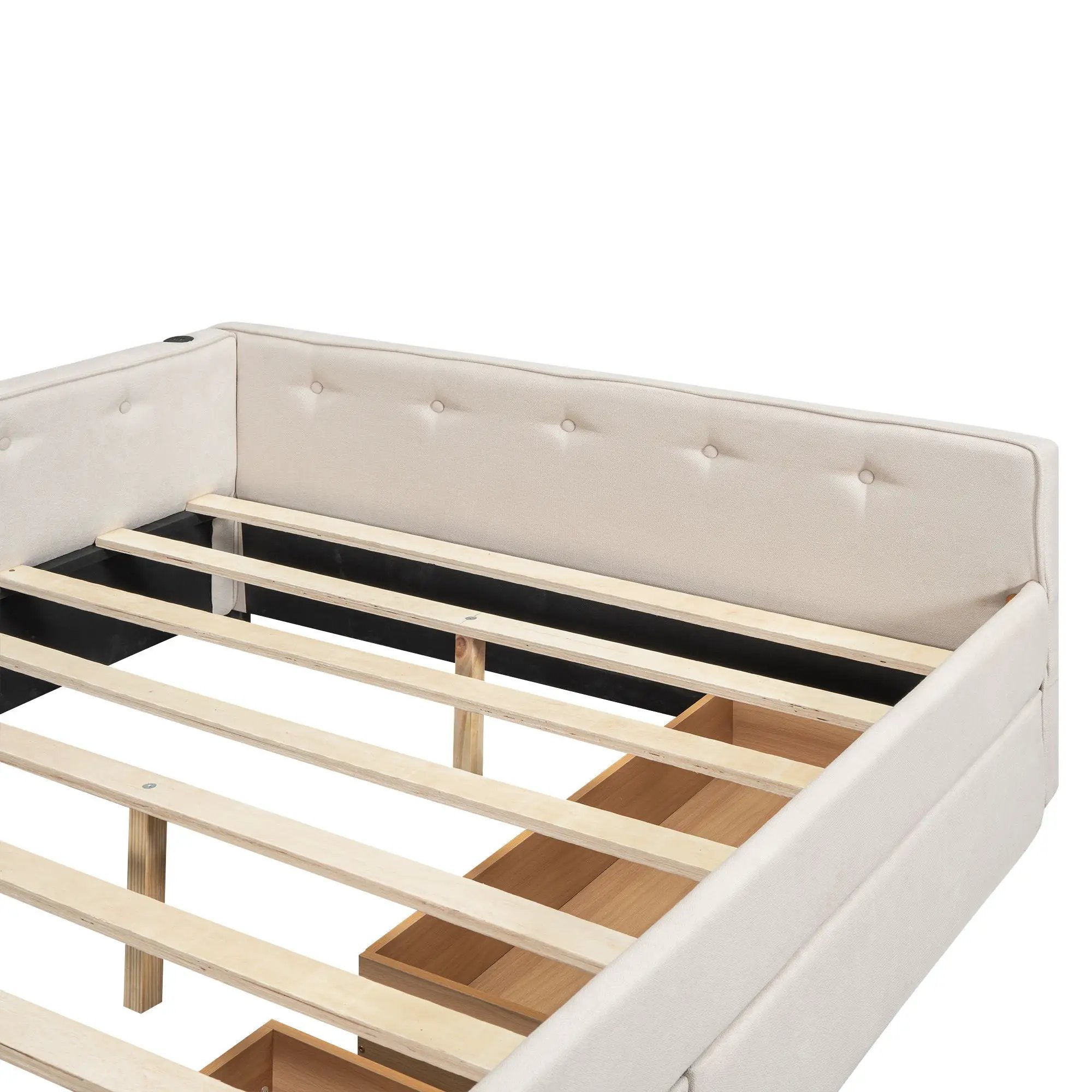 Platform Bed With USB Ports by HouseOfZazla