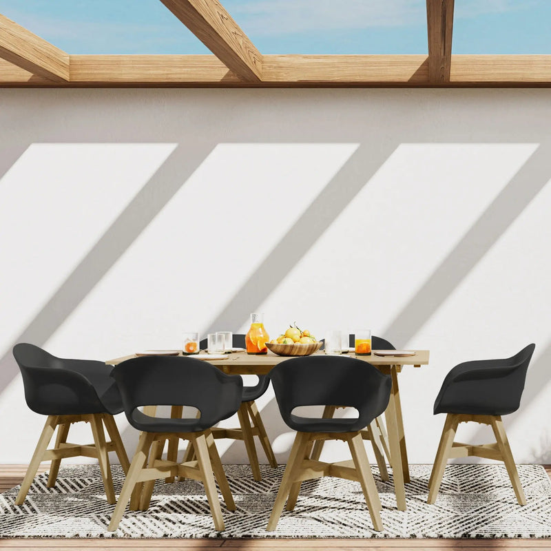 Kona - Outdoor Dining Table - Light Teak by Unique Piece Furniture