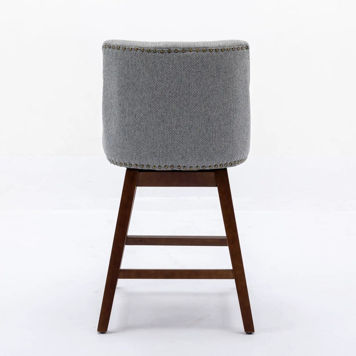 Counter Height Swivel Barstools, 26'' H Seat Height Upholstered Bar Stools (Set of 2), Fabric by Unique Piece Furniture