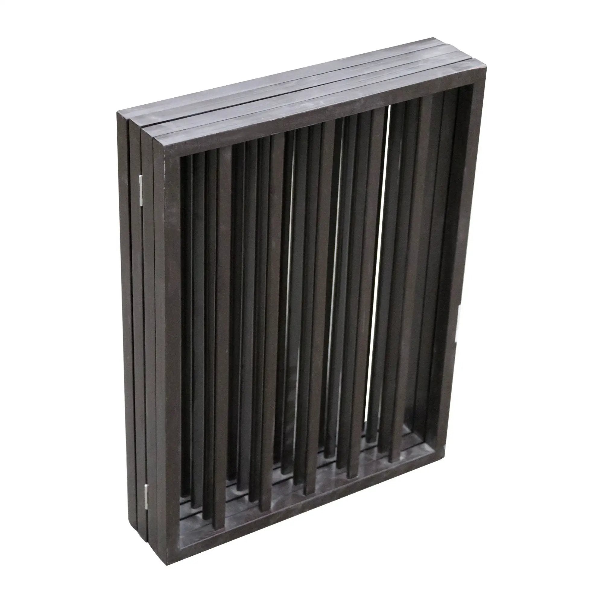 Pet Gate Dog Gate For Doorways, Stairs Or House Freestanding, Folding - Dark Brown by HouseOfZazla