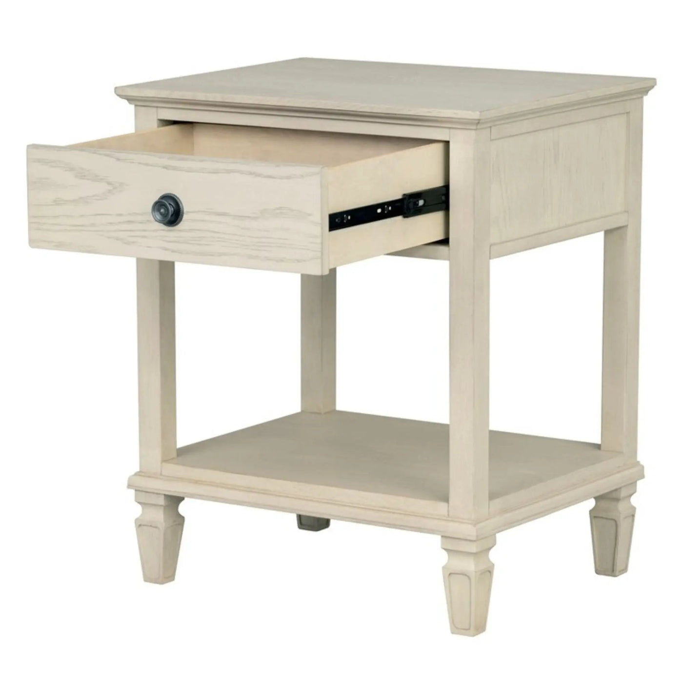 Victoria - Bedside Table With Drawer And Shelf by HouseOfZazla