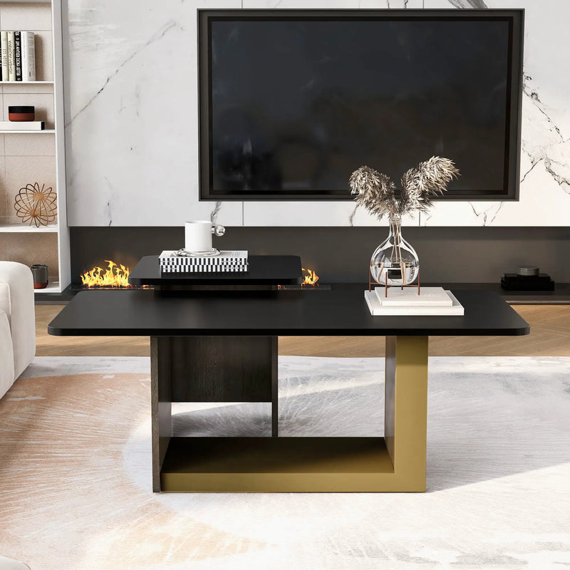 Small Square Coffee Table With End Table (Set of 2) by Unique Piece Furniture