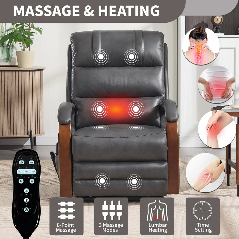 Power Dark Recliner Chair by HouseOfZazla
