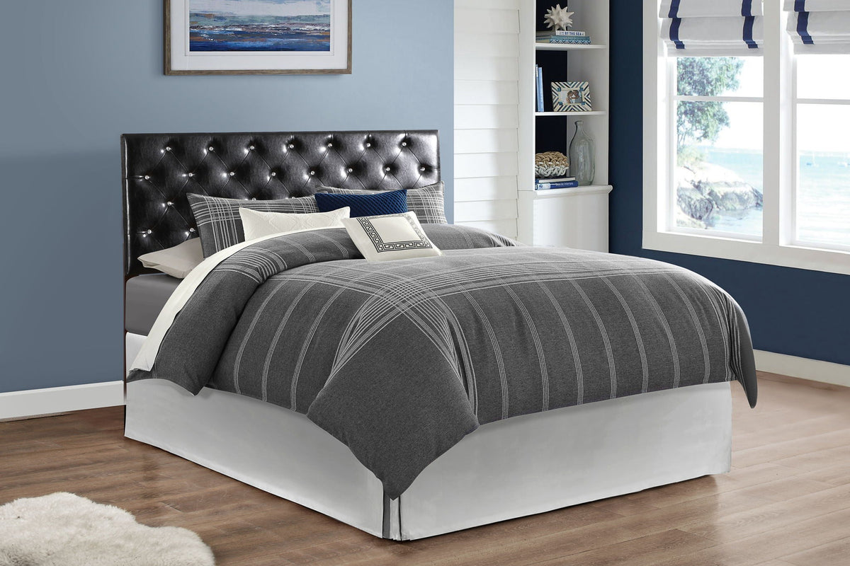 Upholstered Headboard with Adjustable Height - Black, White, or Gray, photo 16 of 40