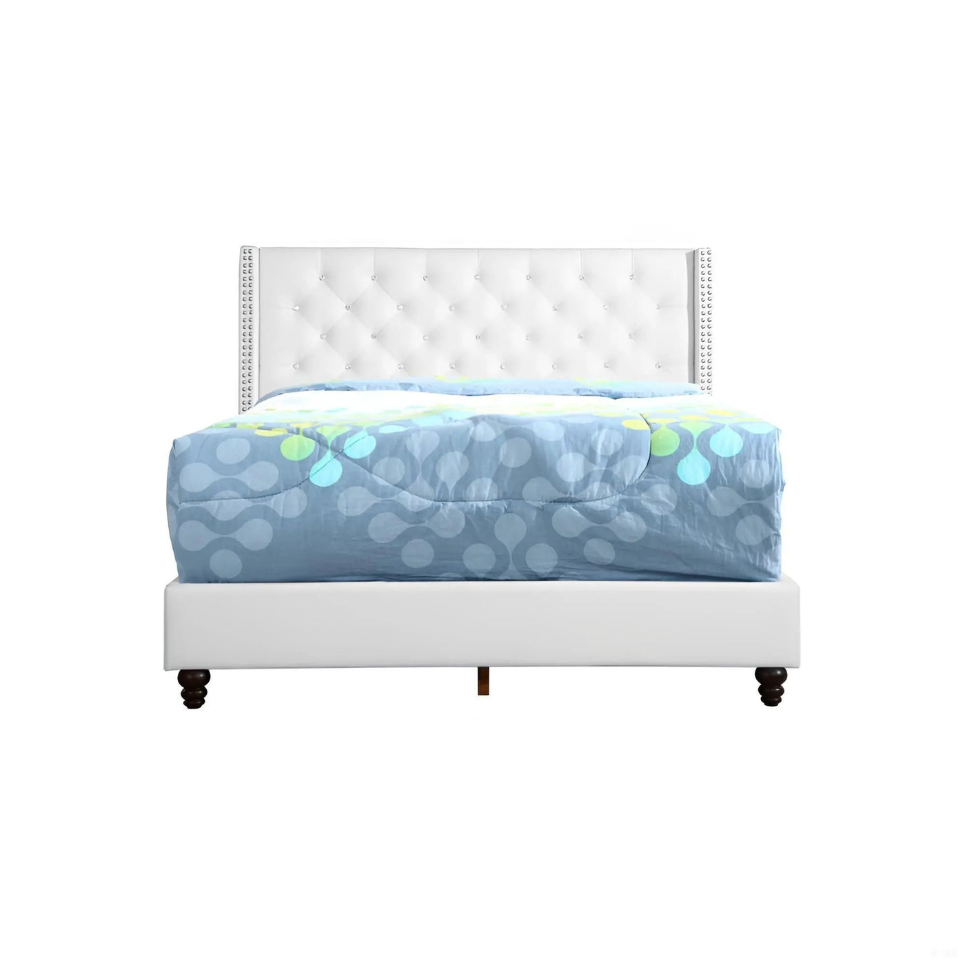 Upholstered Nailhead Trim Chic Bed by HouseOfZazla