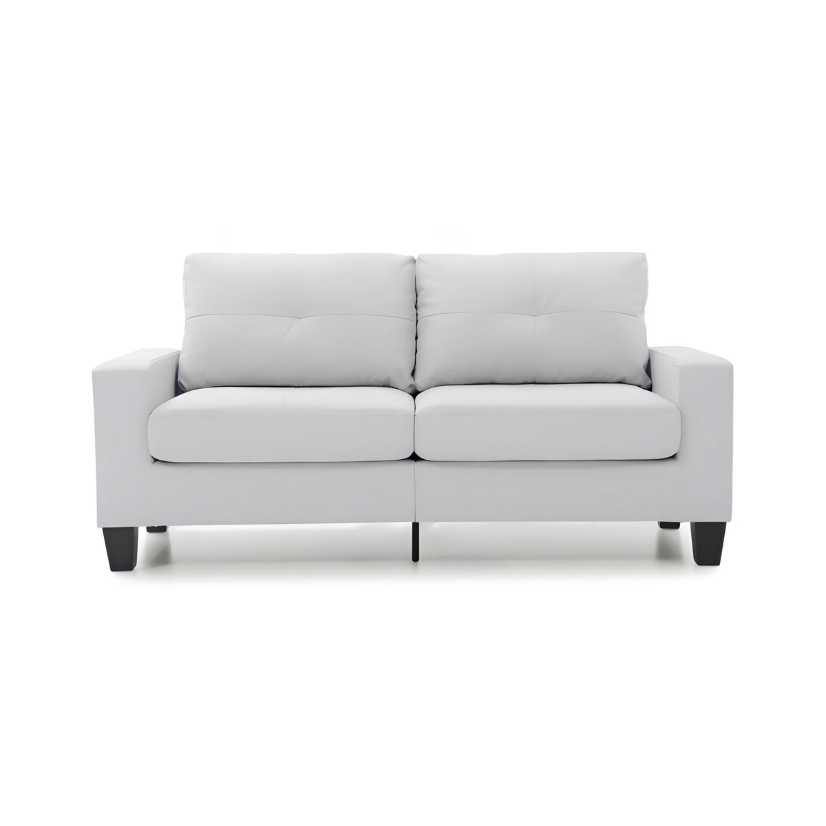 Modular Faux Leather Sofa with Modern Design - White, Black, Dark Brown, Red