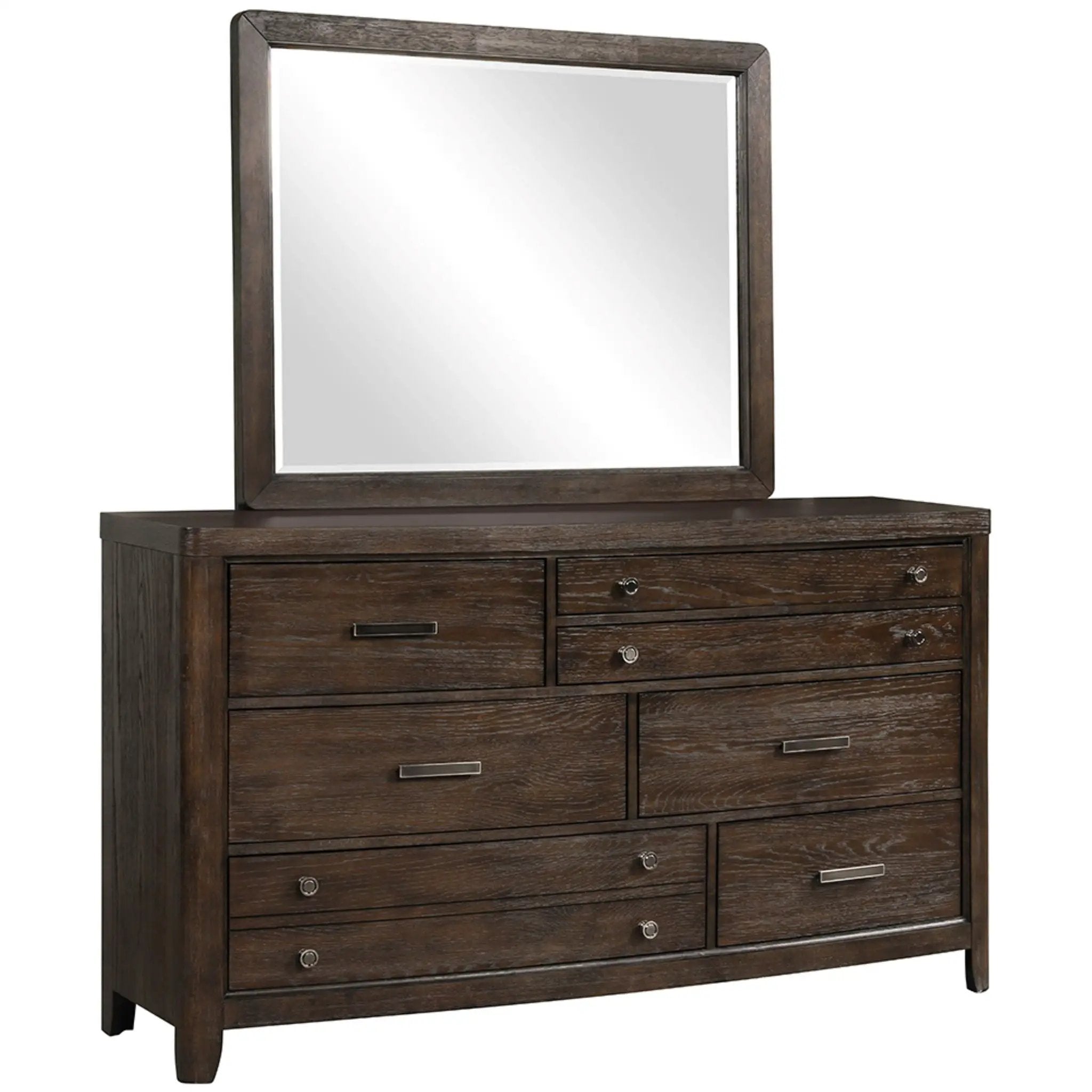 Dresser Cedar Lined Bottom Drawers - Antique Brown by Unique Piece Furniture