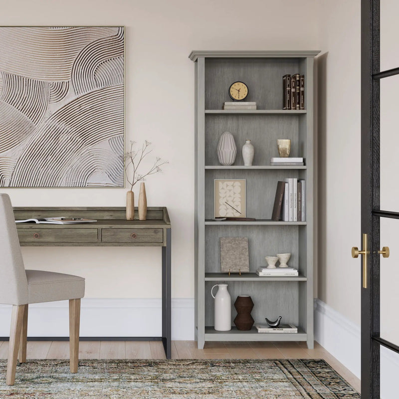 Amherst - 5 Shelf Bookcase, Handcrafted by HouseOfZazla