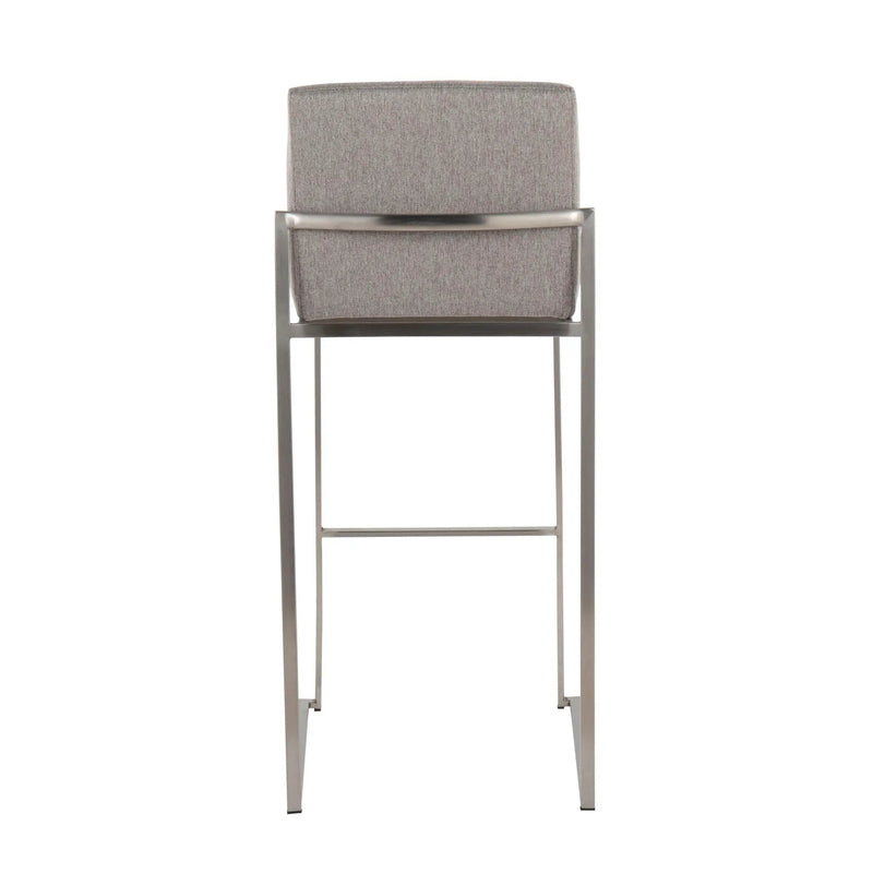 Fuji - Contemporary And Modern Elegance High Back Barstool by Unique Piece Furniture
