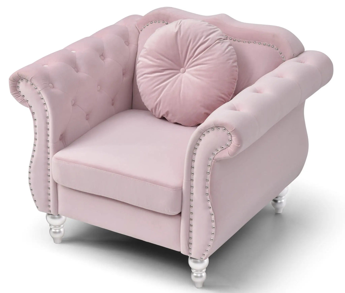 Chic Transitional Flared Arm Chair by HouseOfZazla