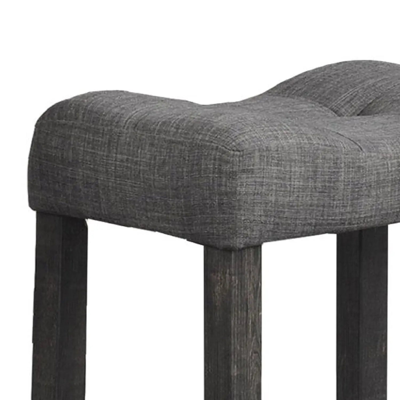 Transitional Style Counter Height Dining Stool With Footrest (Set of 2) by HouseOfZazla
