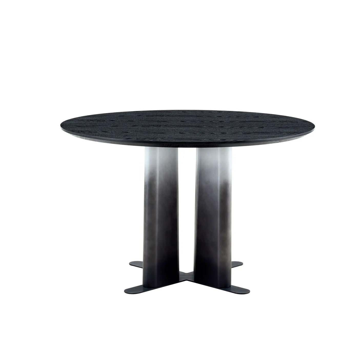 Round Dining Table With Cross Base, Modern Home Furniture by HouseOfZazla