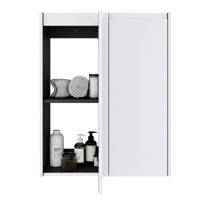 Wall Mounted Bathroom Vanity With Resin Sink And 2 Side Cabinet, 3 Soft Close Drawer - Brown Ebony by HouseOfZazla