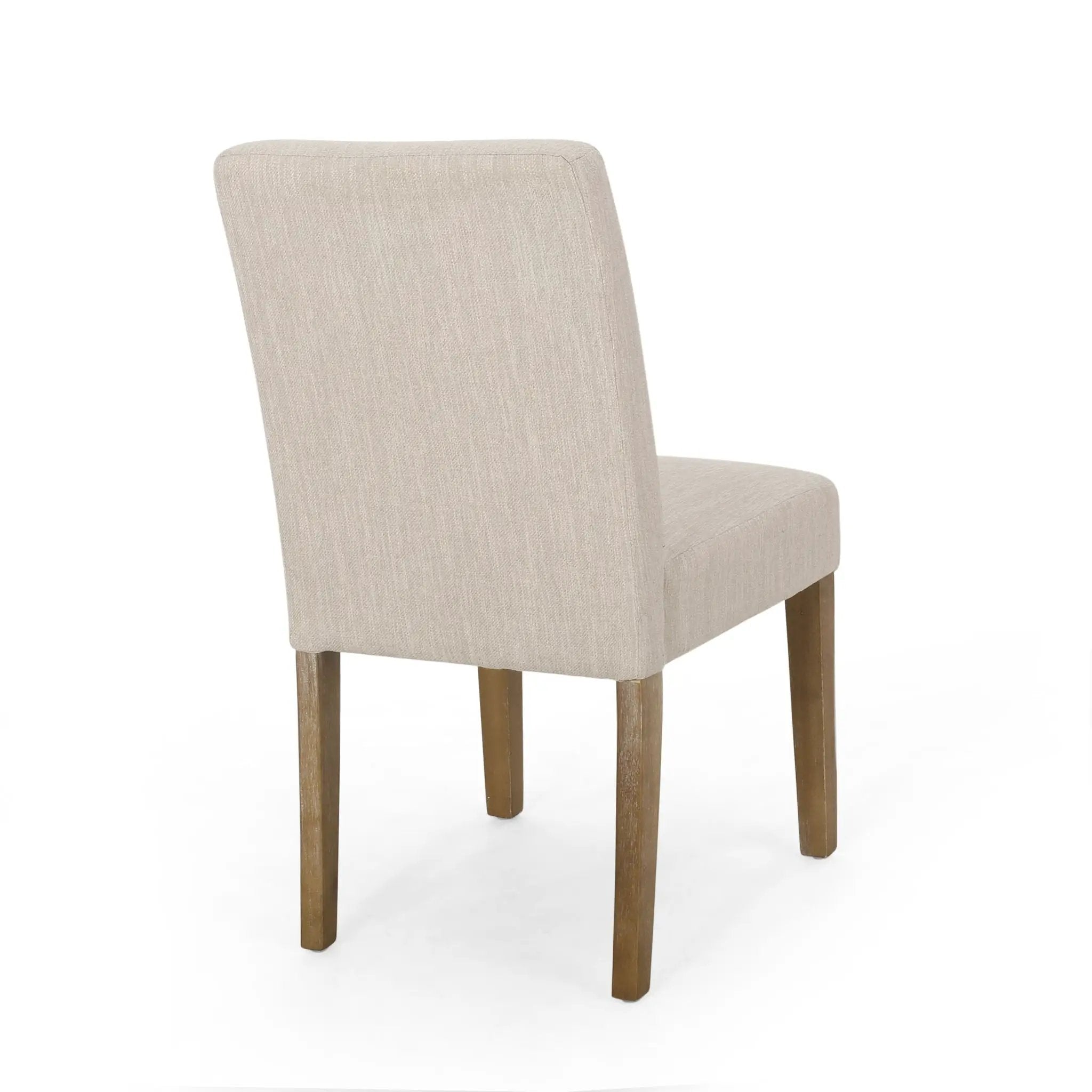 Contemporary Dining Chair with Upholstered Seating and Tapered Legs by HouseOfZazla