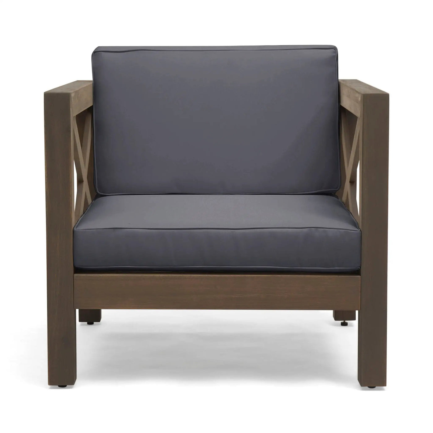 Brava Mid-Century Modern Club Chair with Water Resistant Cushions by HouseOfZazla