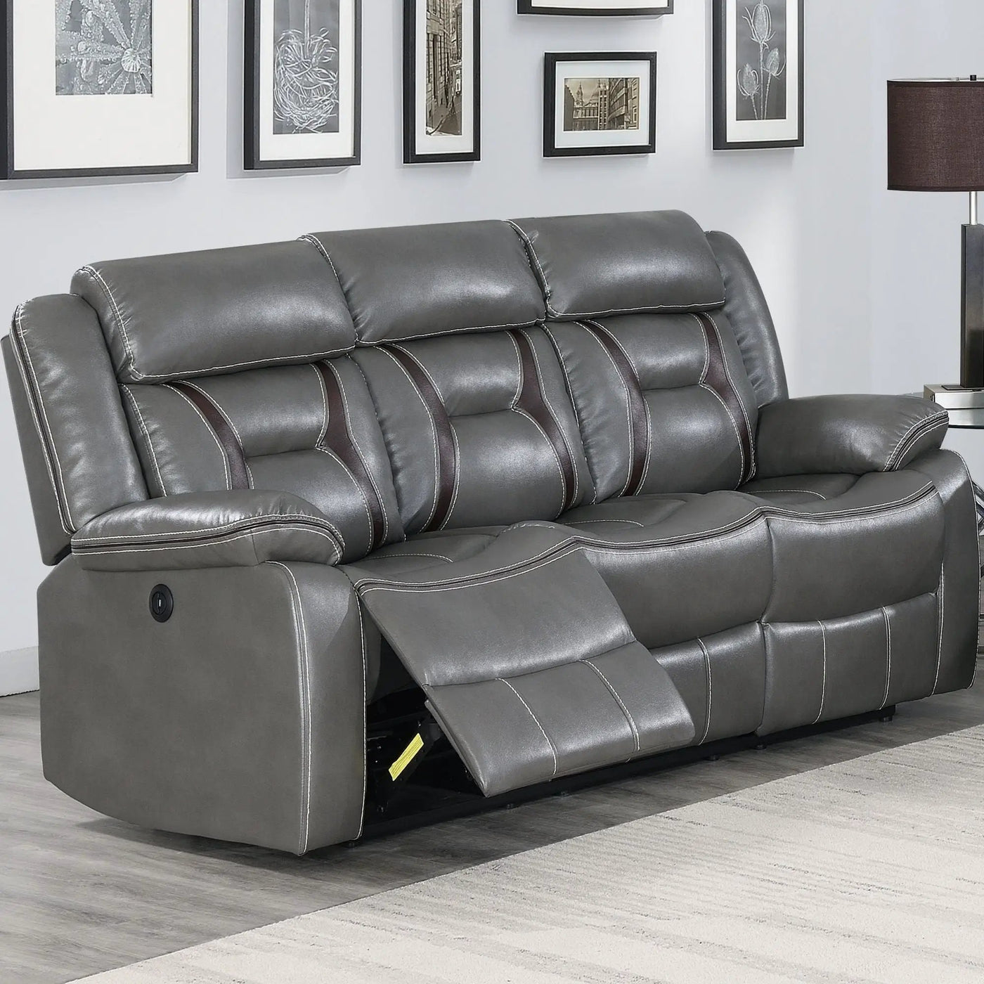 Living Room Set With Pillow Armrest And Tufted Backrest by HouseOfZazla