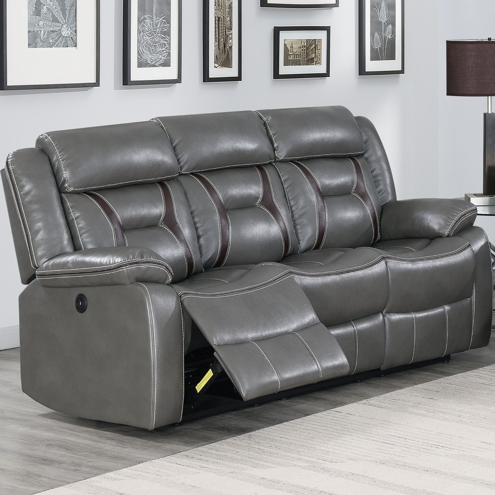 Living Room Set With Pillow Armrest And Tufted Backrest by HouseOfZazla