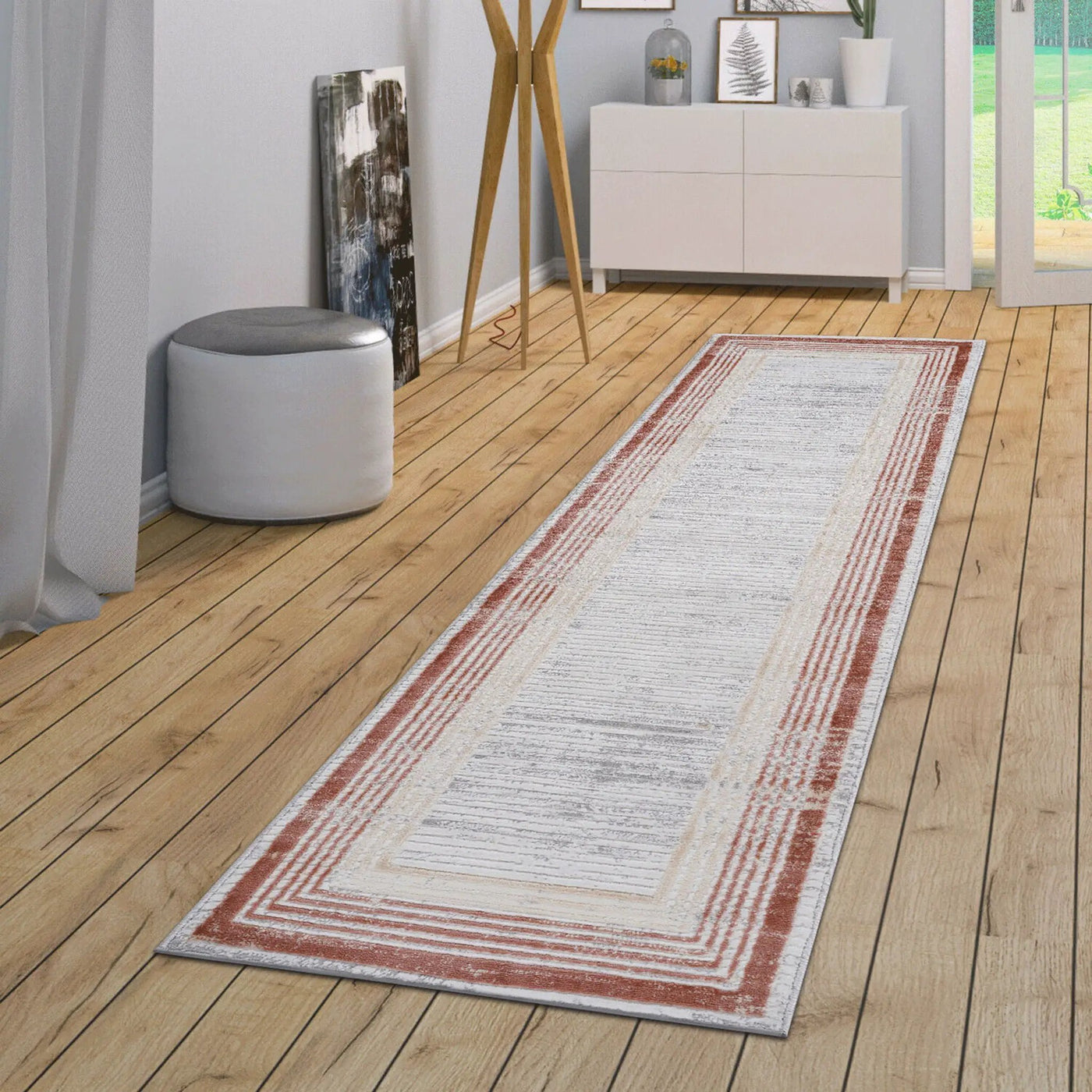 Marfi - Bordered Area Rug by HouseOfZazla