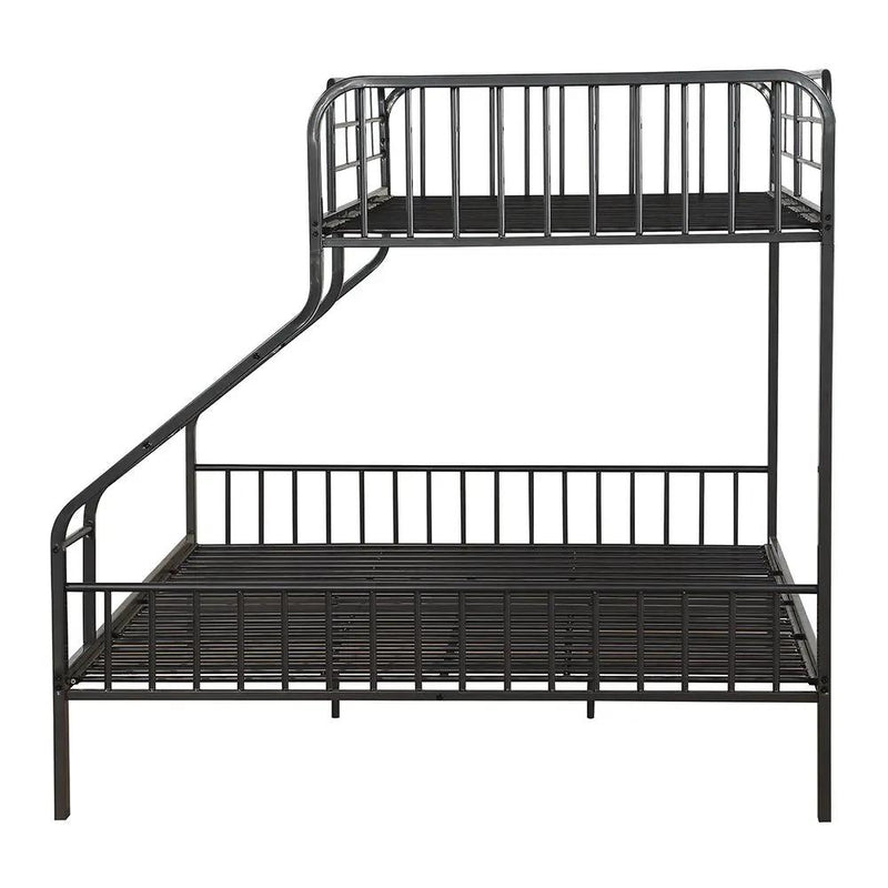 Caius - Twin Long/Queen Bunk Bed - Gunmetal by Unique Piece Furniture