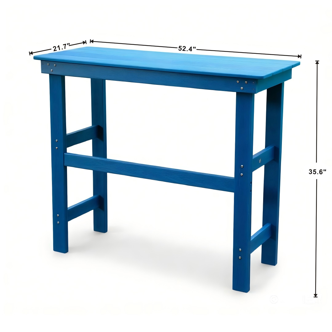 HDPE Outdoor Dining and Bar Table by HouseOfZazla