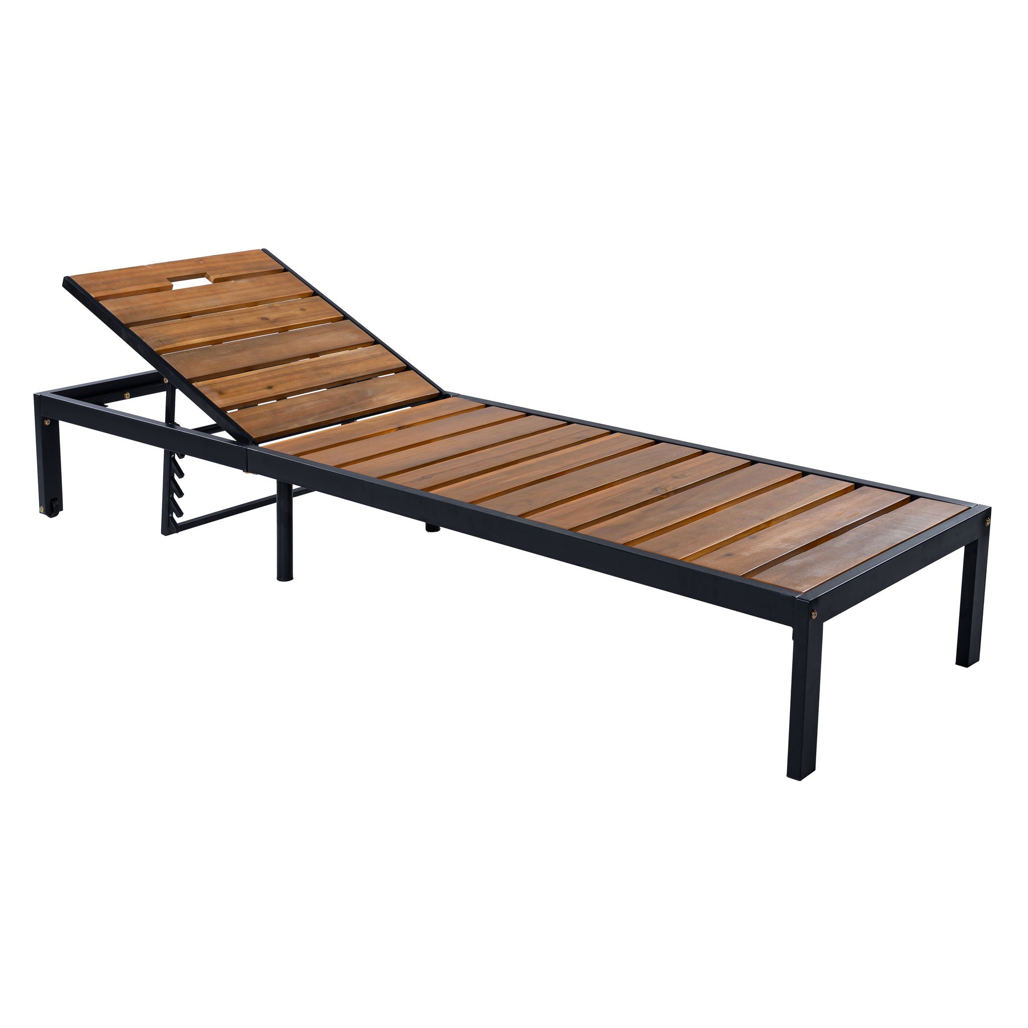 Outdoor Chaise With Adjustable Backrest by HouseOfZazla