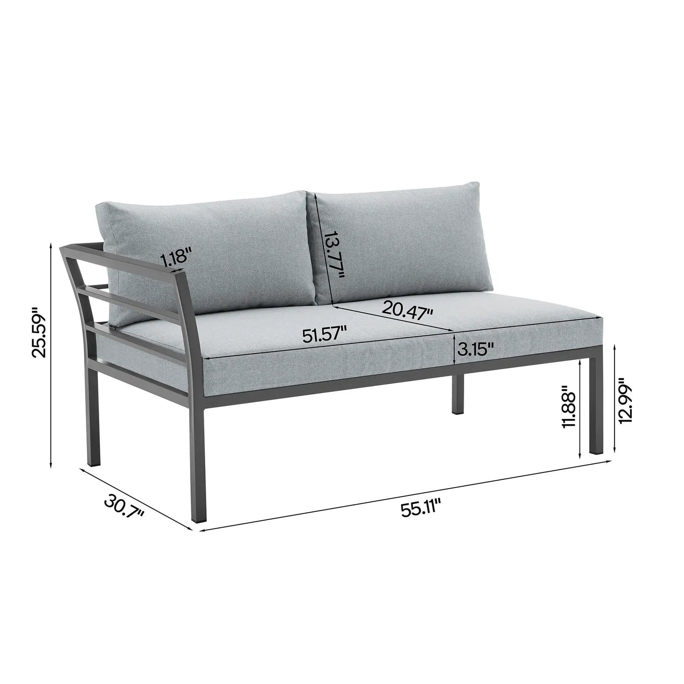 Sunnyside - 5 Piece Outdoor Conversation Set by HouseOfZazla