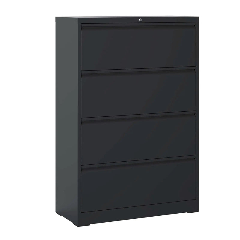 Lateral File Cabinet, Heavy Duty Filing Holds Letter/Legal/A4 Files by Unique Piece Furniture