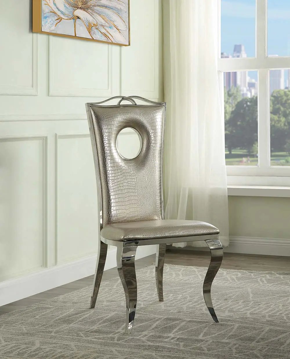Cyrene - Glam - Side Chair by Unique Piece Furniture