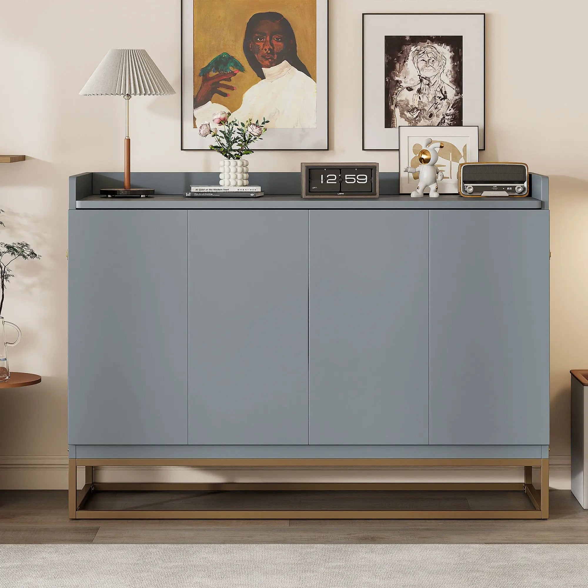 Murphy Bed With Iron Legs, Modern Design by Unique Piece Furniture