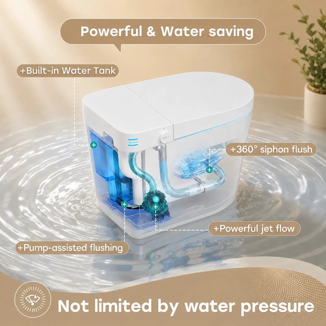 Smart Toilet With Bidet Built In by HouseOfZazla