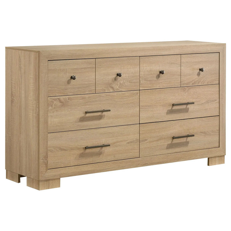Arielle 5-piece Queen Bedroom Set Light Oak by Unique Piece Furniture