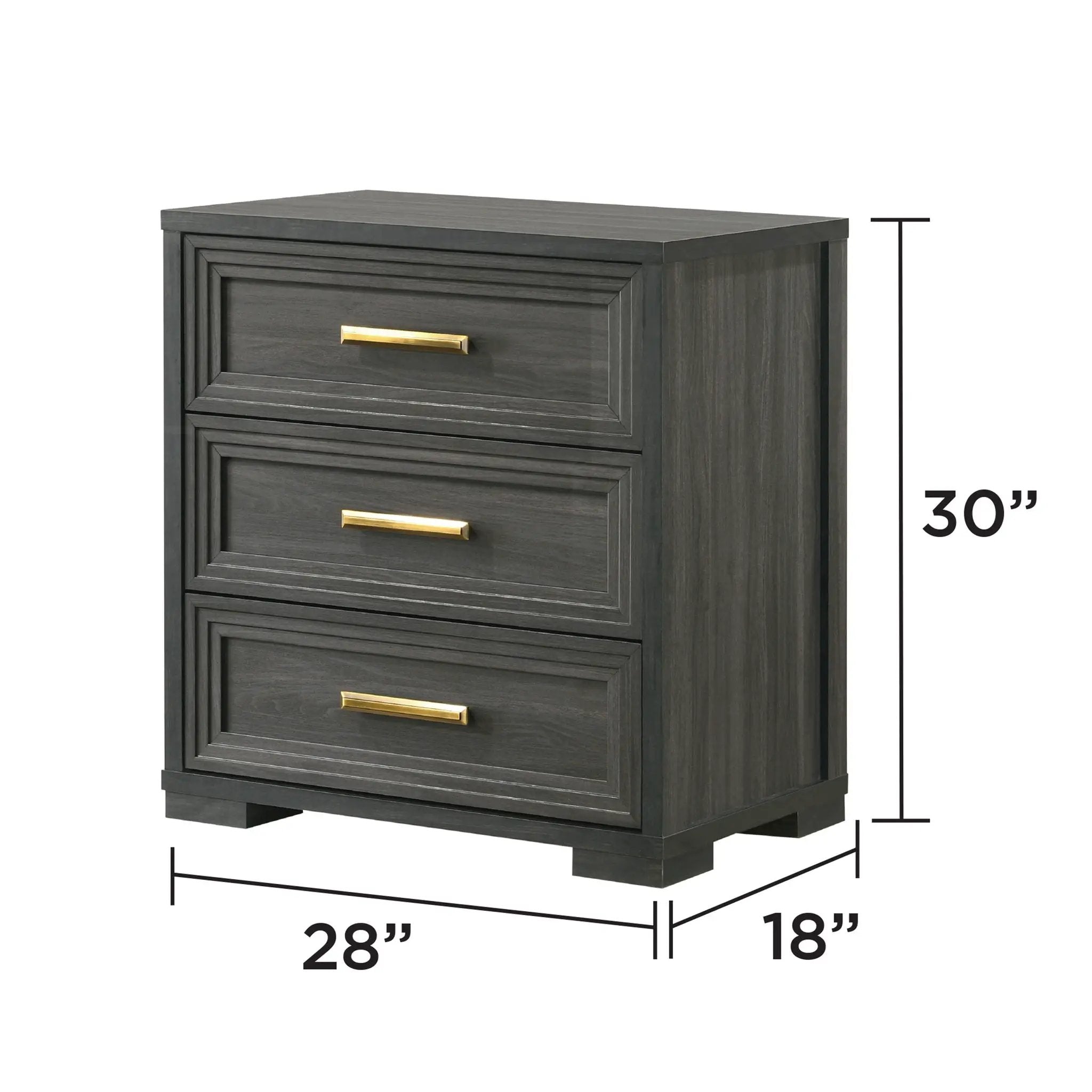 Colorado - Bedroom Set With Upholstered LED Headboard by HouseOfZazla