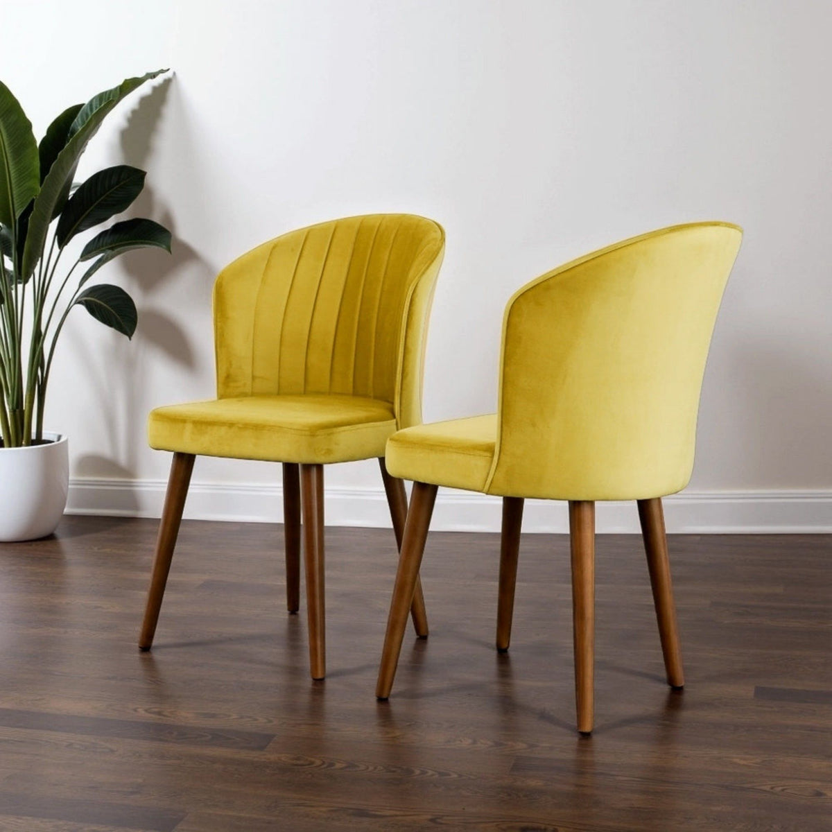 Comfortable Parsons Dining Chair Set with No Assembly Required - Beige, Blue, Yellow, photo 6 of 21