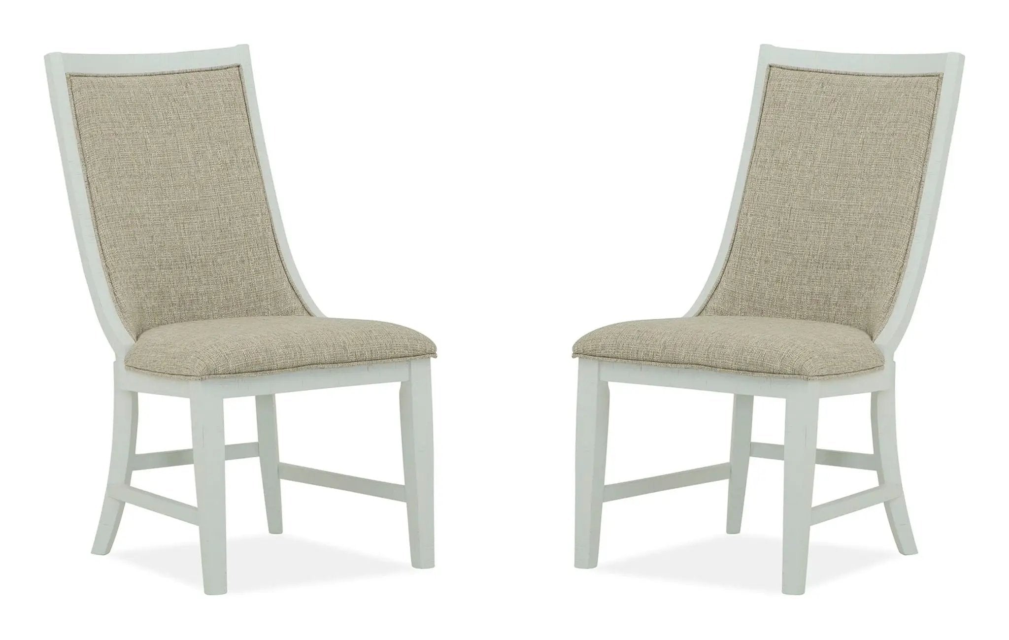Heron Cove - Upholstered Host Side Chair (Set of 2) - Chalk White by Unique Piece Furniture