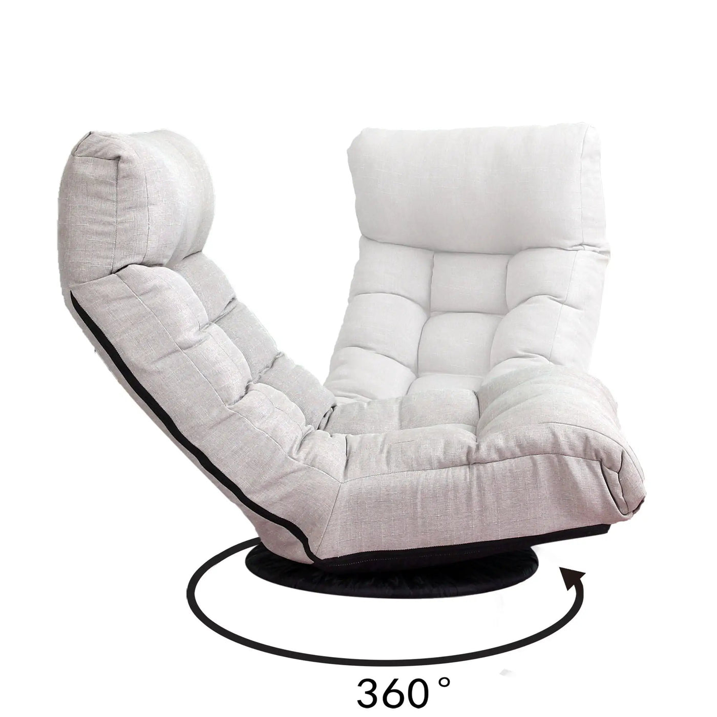 Adjustable Japanese Reclining Floor Chair Sofa With Metal Frame For Living Room by HouseOfZazla
