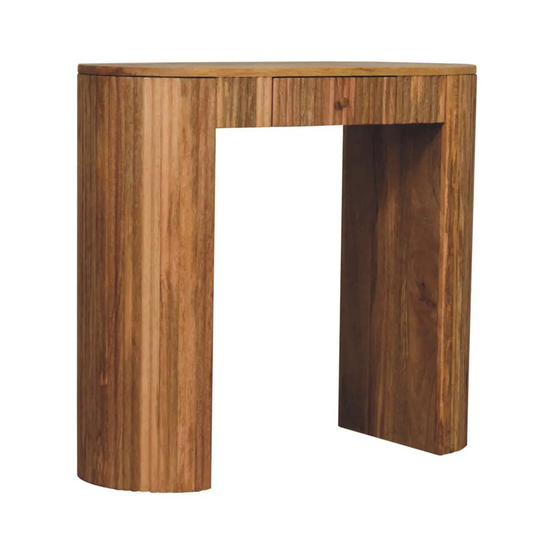Solid Wood Soba Straight Console Table, 1-Drawer by HouseOfZazla