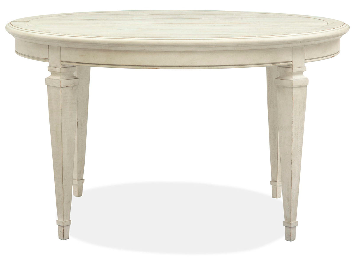 Newport - Round Dining Table - Alabaster, photo 3 of 7
