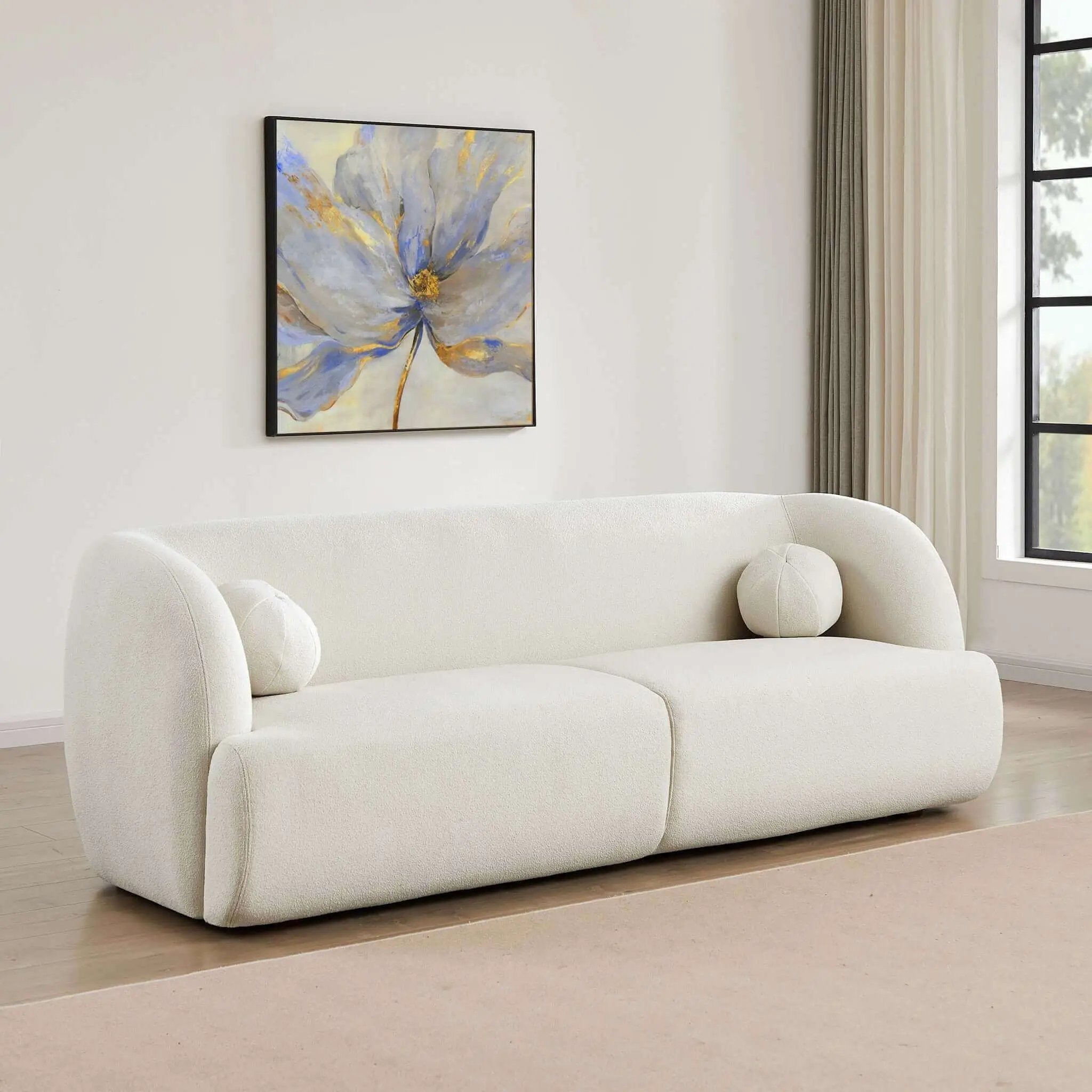 Anna - French Boucle Sofa by HouseOfZazla