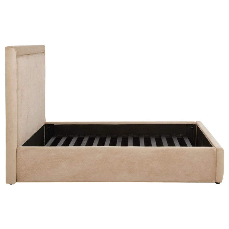 Lawson 54-inch Upholstered Full Platform Bed Light Saddle by Unique Piece Furniture