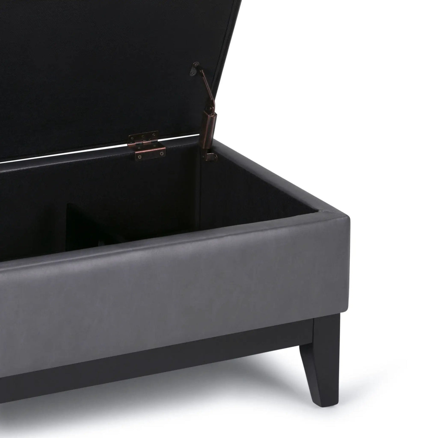 Oregon - Contemporary Storage Ottoman Bench With Tray by HouseOfZazla