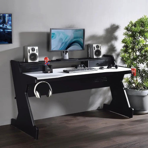 Bigga - Bureau gaming - Noir et blanc