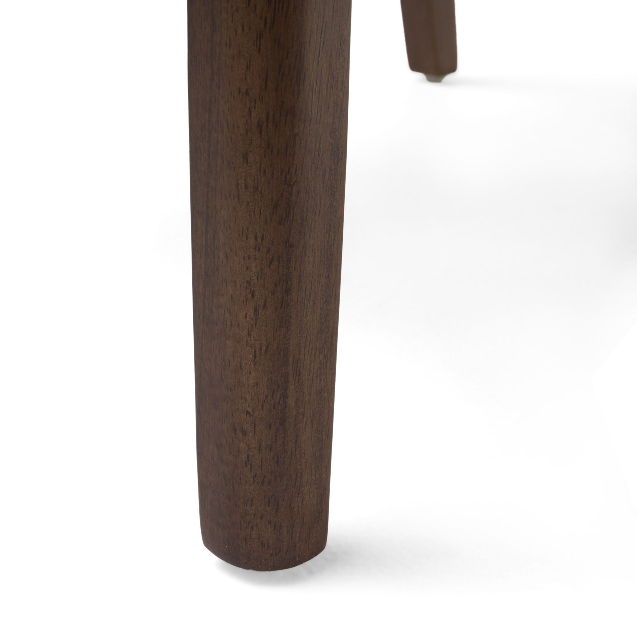 Dining Chairs with Upholstered Seat and Backrest (Set of 2) - Light Beige / Walnut by HouseOfZazla