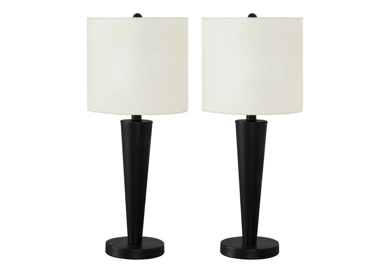 Contemporary Table Lamp Set of 2 with USB Port by HouseOfZazla
