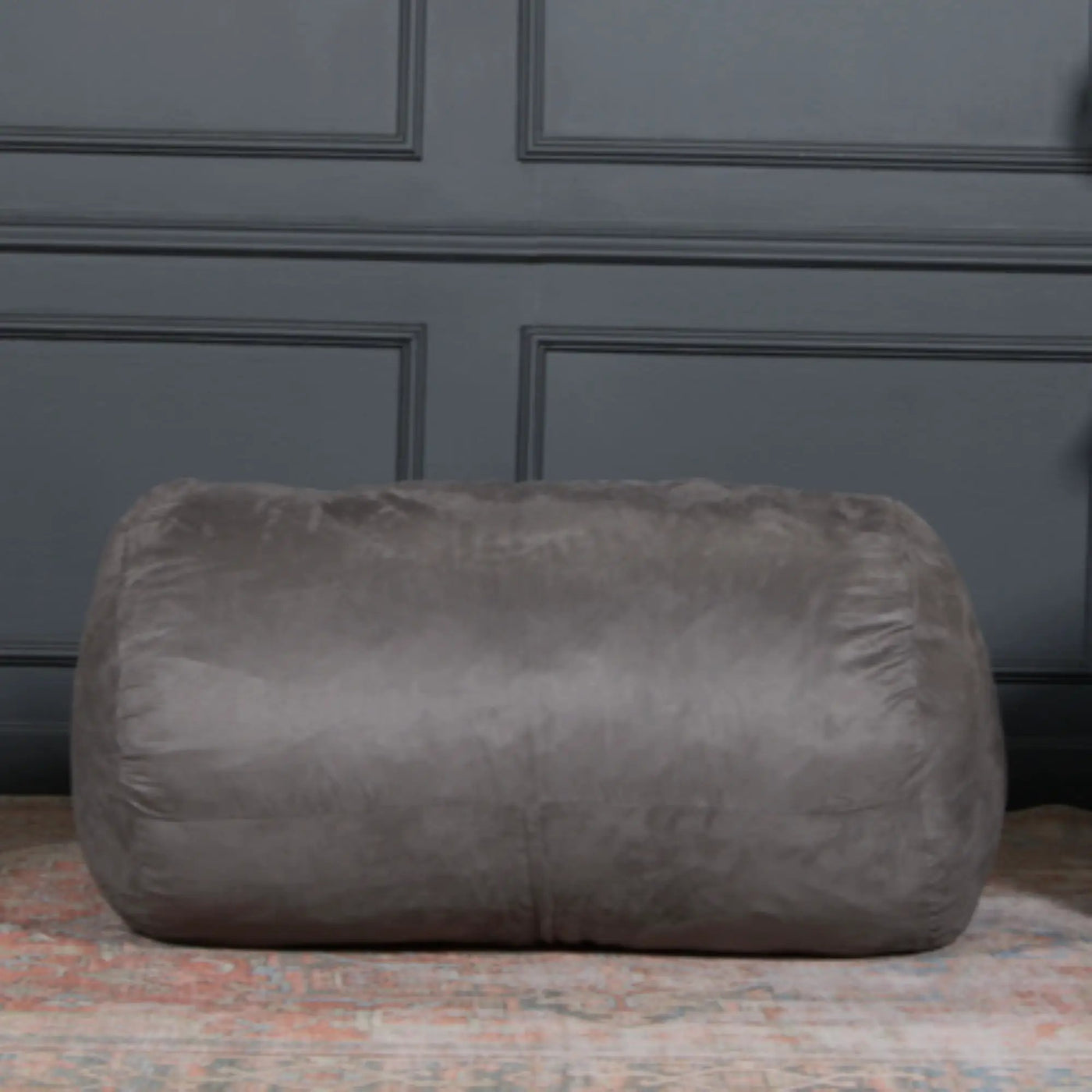 Michael - Modern Cylindrical Suede Bean Bag Chair by HouseOfZazla