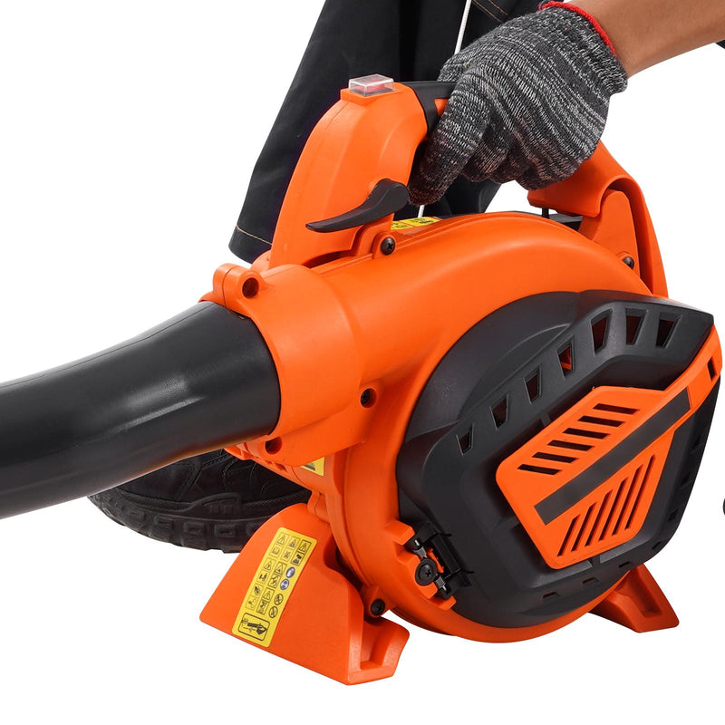 Leaf Blower, 26CC 2-Cycle Handheld with Vacuum and Collection Bag by HouseOfZazla