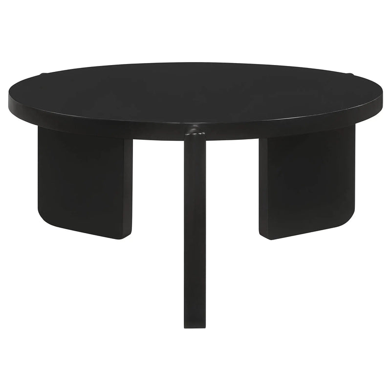 Cordova 2-piece Solid Wood Coffee and End Table Set Black by Unique Piece Furniture
