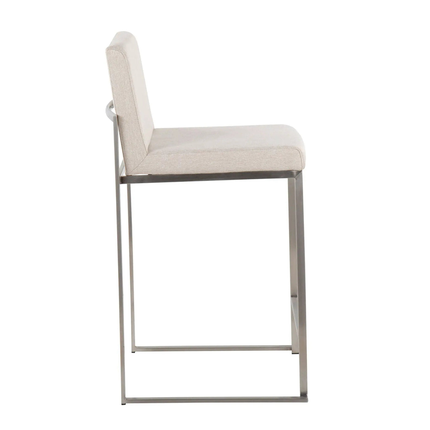 Fuji - Contemporary High Back Counter Stool, Functional Design by HouseOfZazla